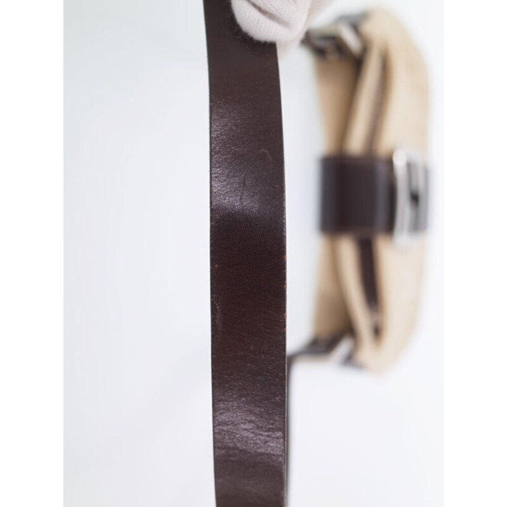 Fendi Zucca Baguette Shoulder Bag White - Picture 4 of 9